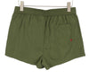DIESEL BMBX-Mike-Patch Men Swimwear L Khaki Green Mesh Inside Drawstring Waist