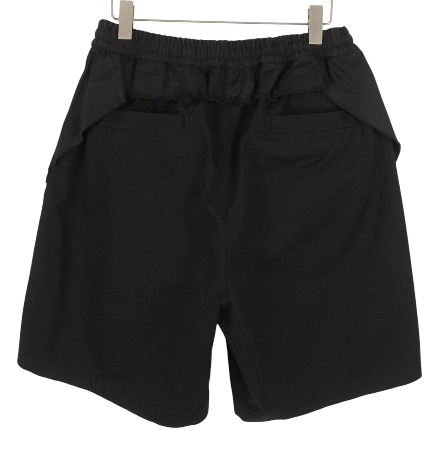 DIESEL P-Gustaf Men Shorts XL Black Relaxed Distressed Pull On RRP195