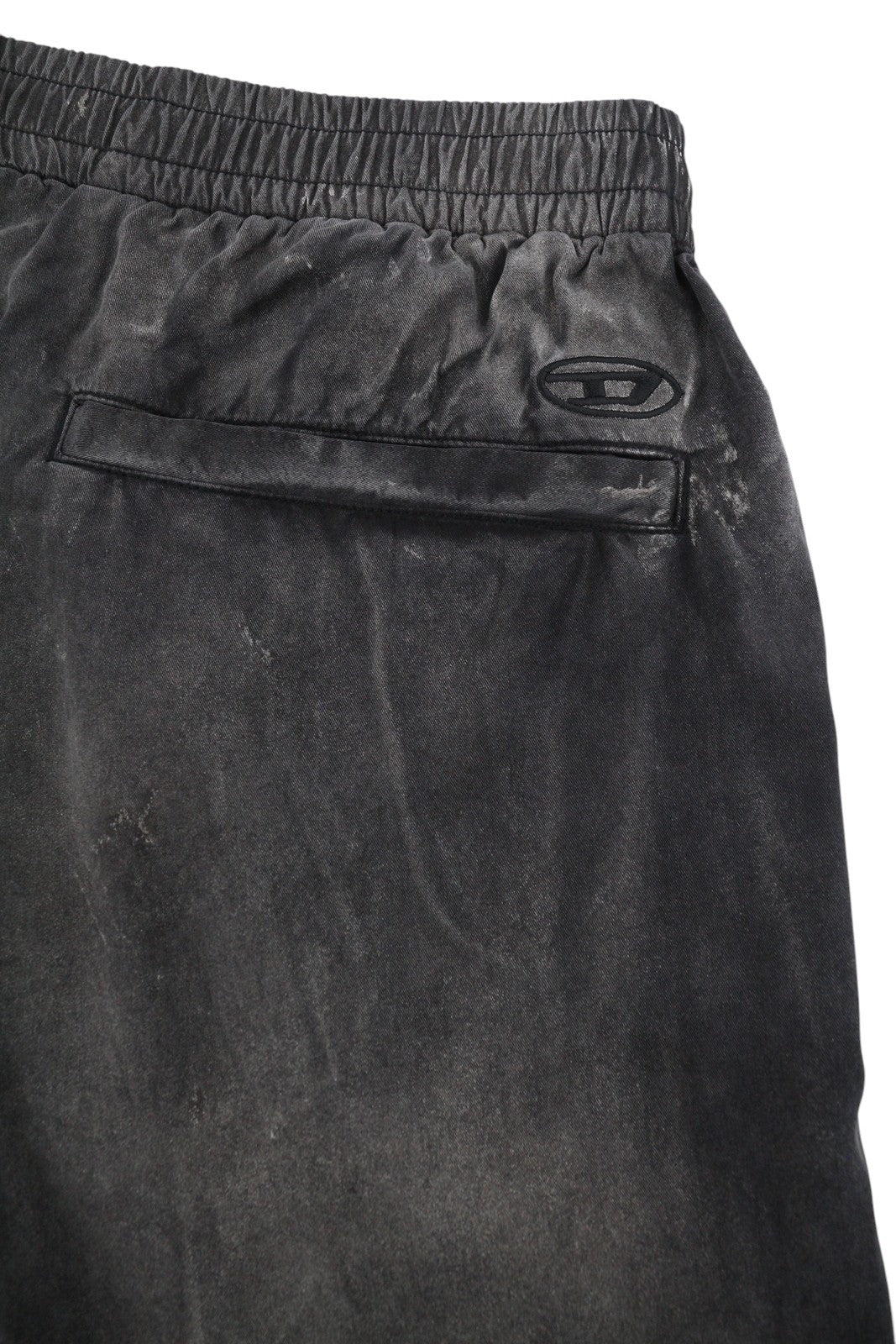 DIESEL P-Eeklo Men Shorts 52 W36 Grey Faded Patterned Loose Fit RRP195