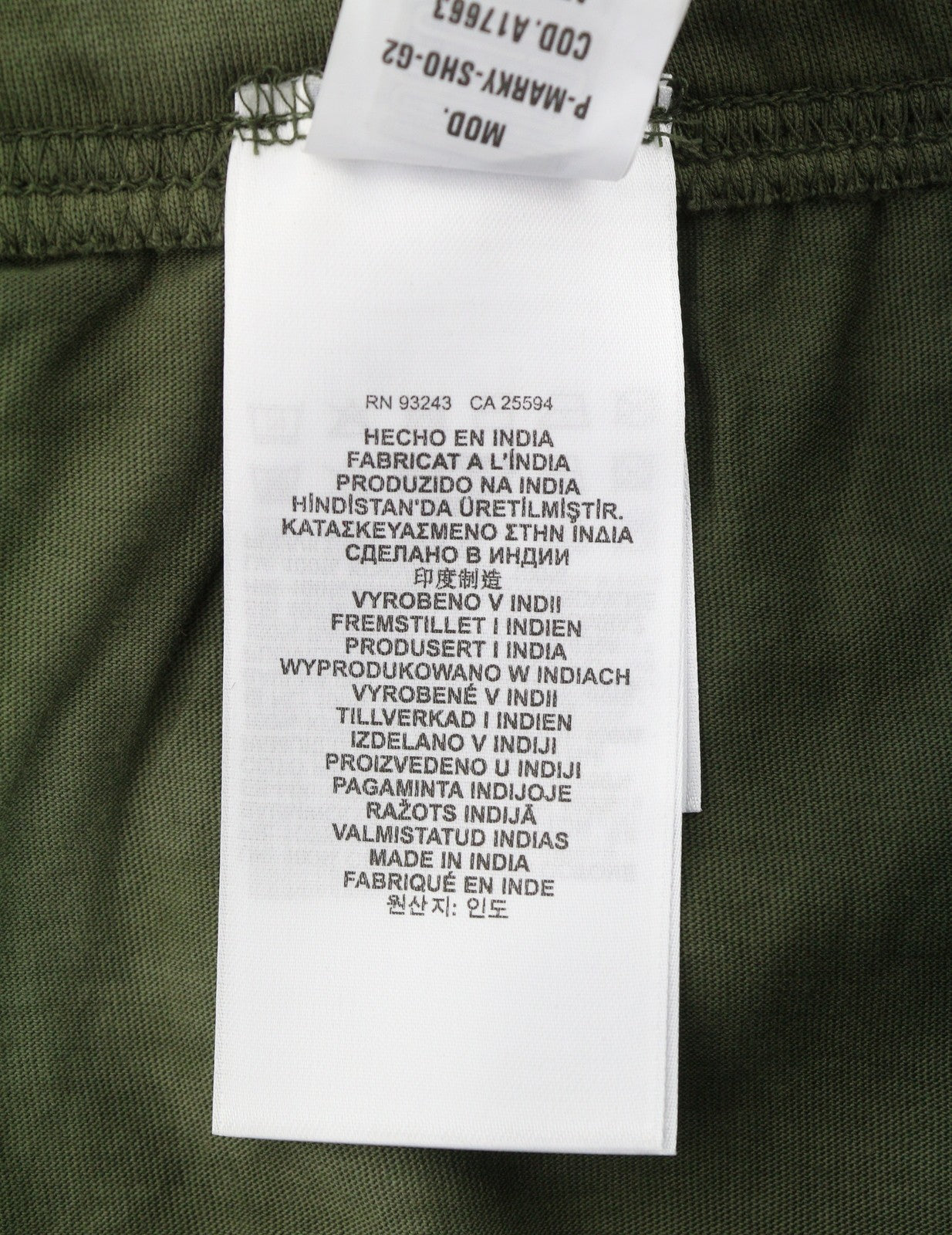DIESEL P-Marky-Sho-G2 Men Shorts XL Green Faded Elastic Waistband RRP125