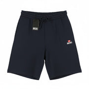 DIESEL P-Crow Off Men Shorts XL Dark Blue Relaxed Fit Elastic Waistband