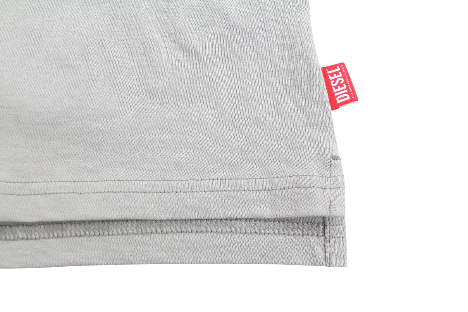 DIESEL T-Boxt-Slits-R8 Men T-Shirt XL Grey Patches Oversized Short Sleeve RRP175
