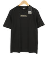 DIESEL T-Just-L4 Men T-Shirt L Black Crew Neck Cotton Pull On Short Sleeve