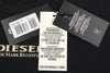 DIESEL T-Just-L4 Men T-Shirt L Black Crew Neck Cotton Pull On Short Sleeve