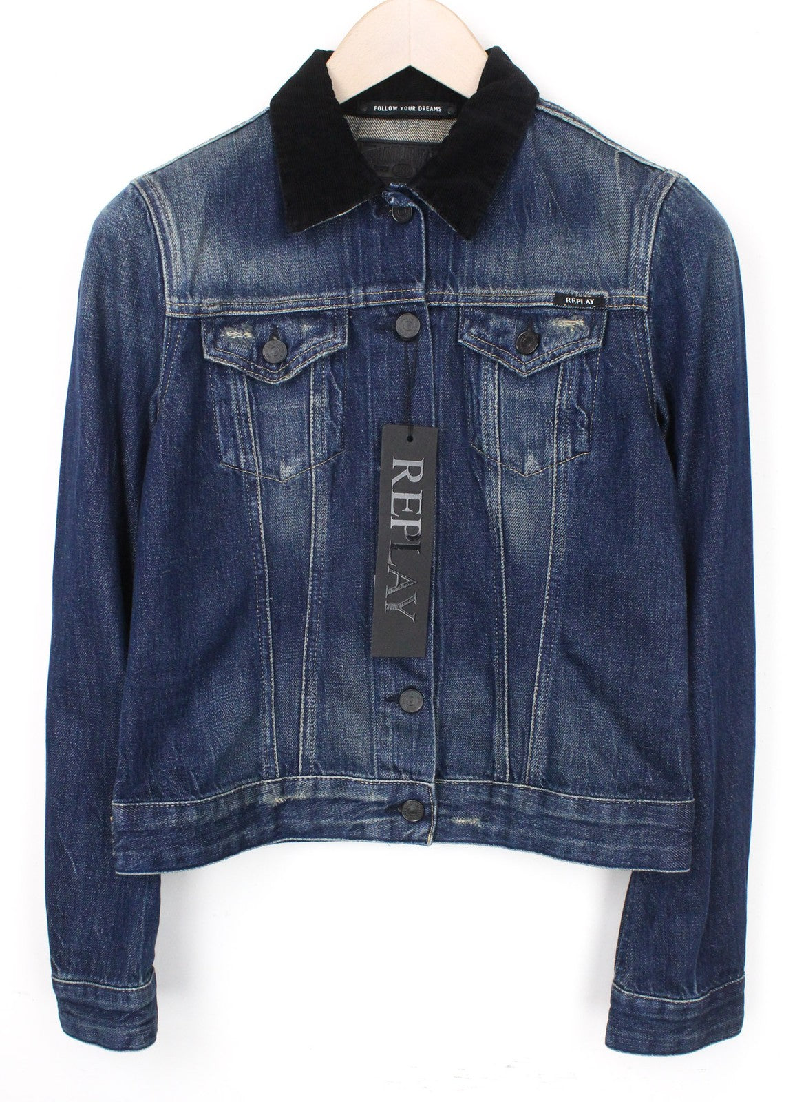 Blaue Jeansjacke
