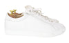 White Leather Trainers