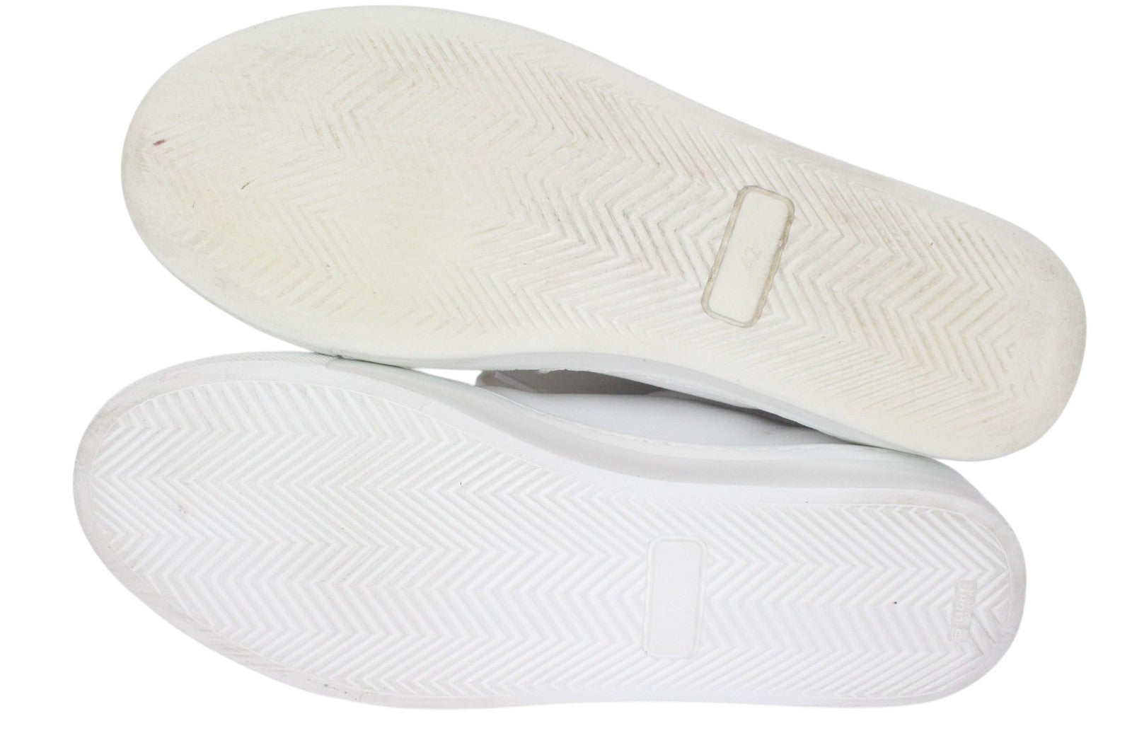SUITSUPPLY Men Trainers EU42 White Genuine Leather Low-Top Laced Sneakers