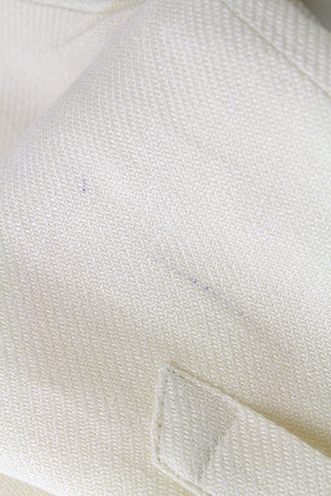 SUITSUPPLY Greenwich Men Blazer UK36R Off-White Linen Silk Cotton Lightweight