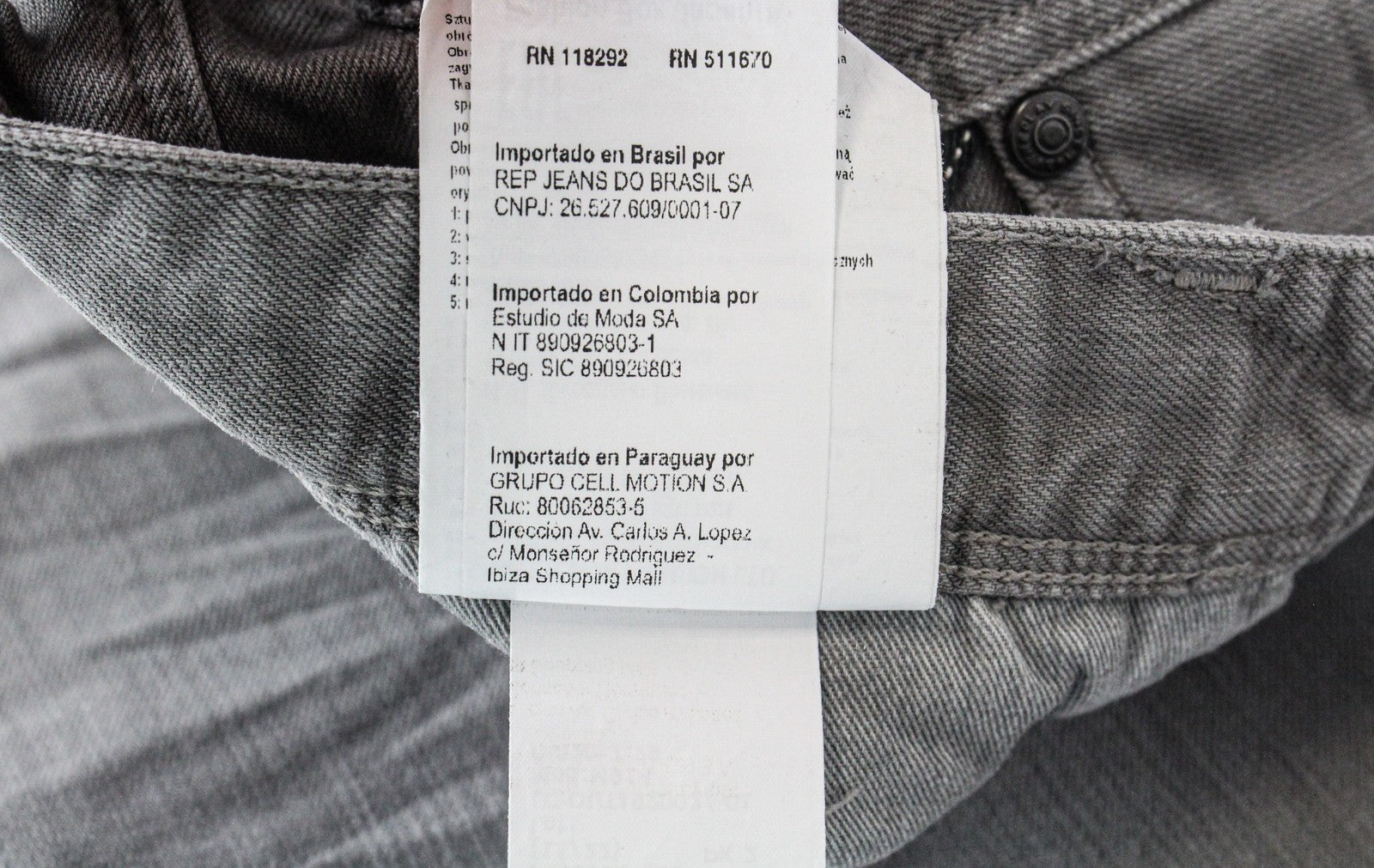 REPLAY Anbass Men Jeans W30/L34 Slim Fit Denim Cotton Stretch Grey