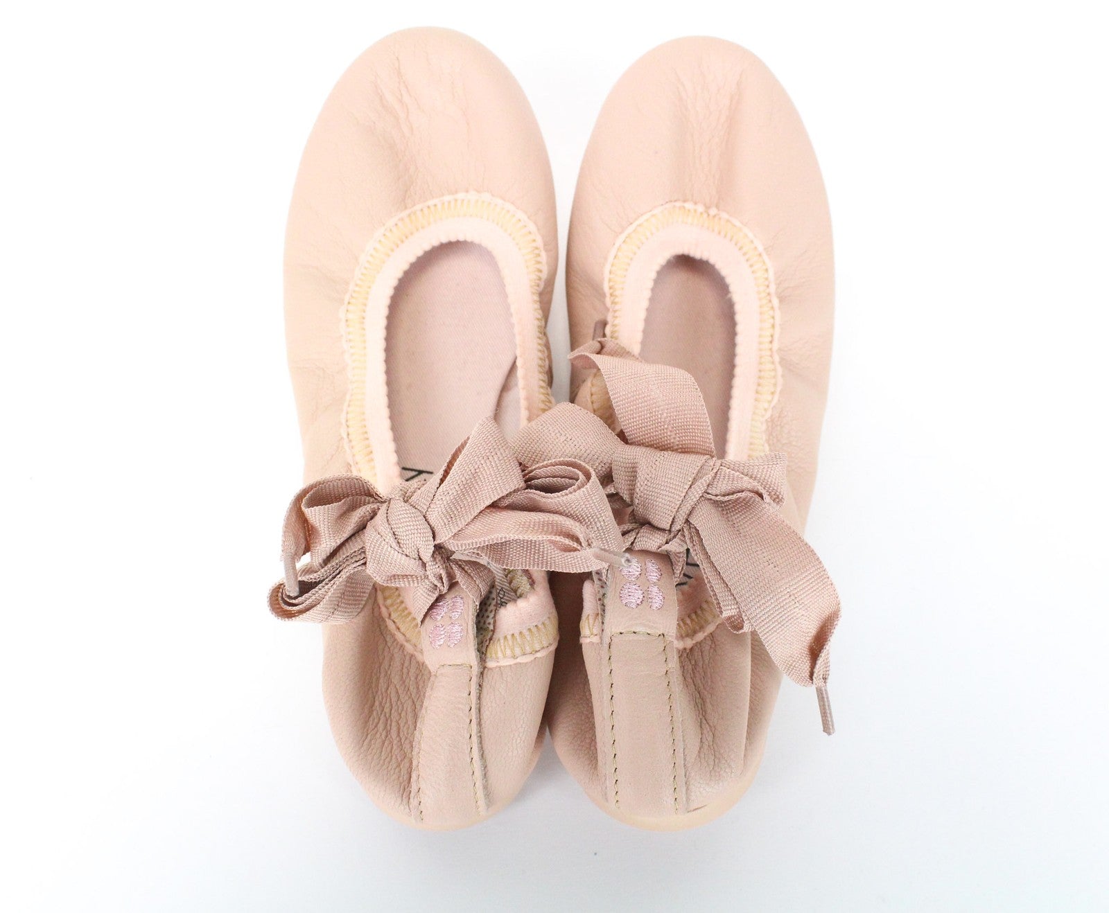SWEATY BETTY Prima Ballet Flat Women Shoes EU37 (4) Pink Low Cut Lined Leather