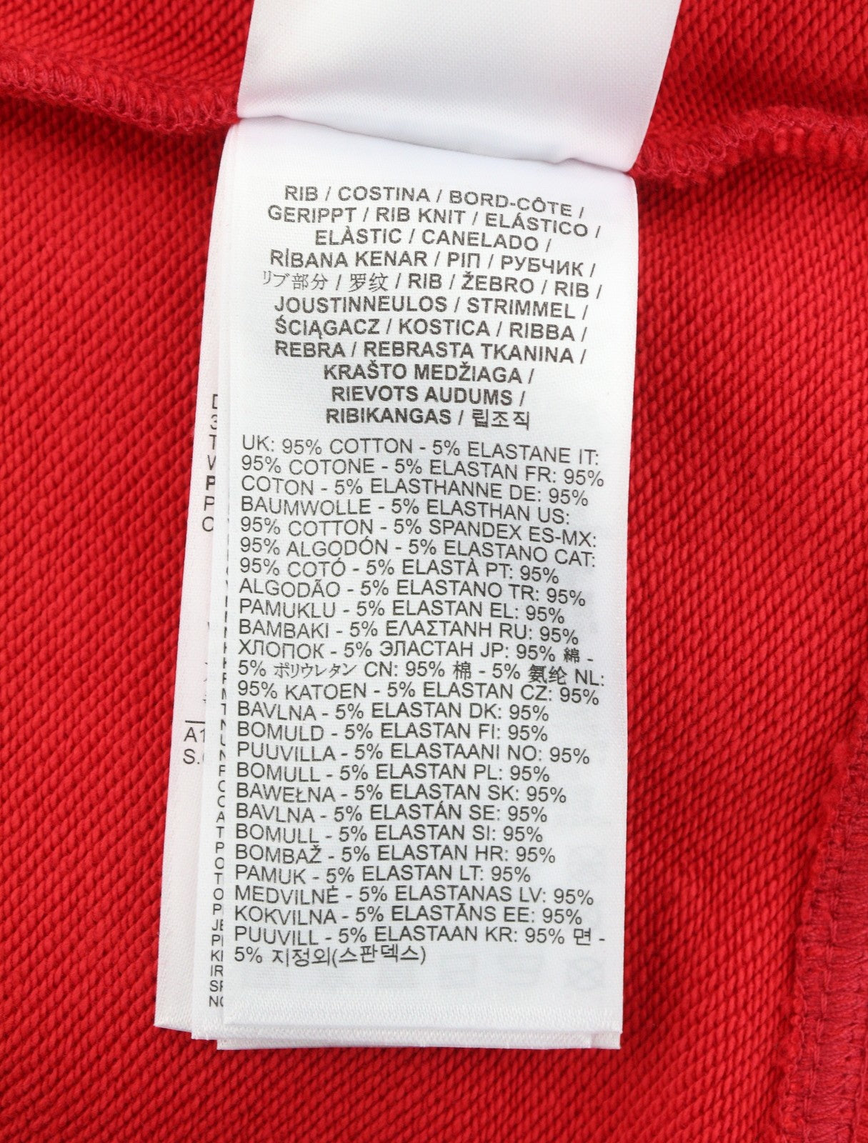 DIESEL S-Boxt-Hood-Circle Men Hoodie L Red Long Sleeved Pull On RRP185