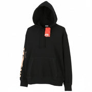 DIESEL S-Macs-Hood-G7 Men Hoodie XL Black Patterned Kangaroo Pocket RRP175