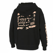 DIESEL S-Macs-Hood-G7 Men Hoodie M Black Patterned Kangaroo Pocket RRP175