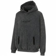 DIESEL S-Boxstic-Hood Men Hoodie L Grey Acid Washed Oversized Fit Unisex RRP295