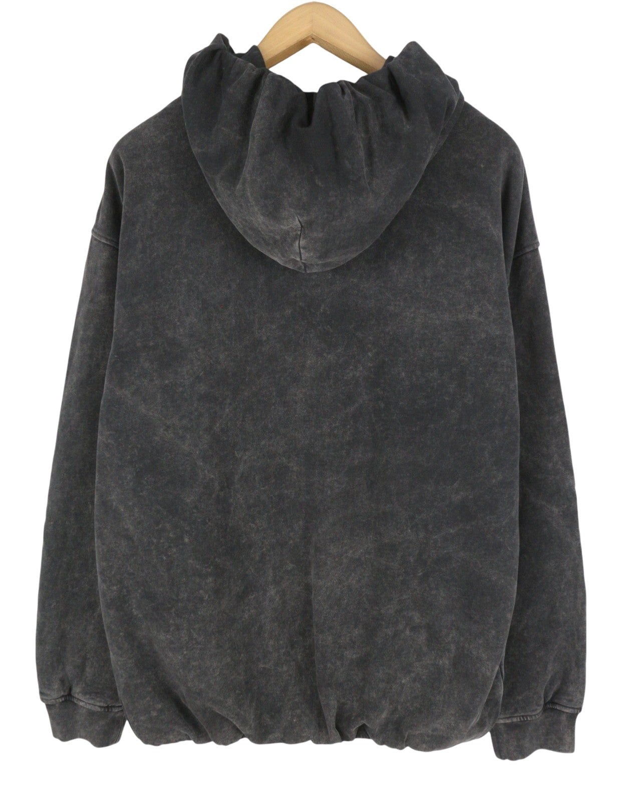 DIESEL S-Boxstic-Hood Men Hoodie M Grey Acid Washed Oversized Unisex RRP295