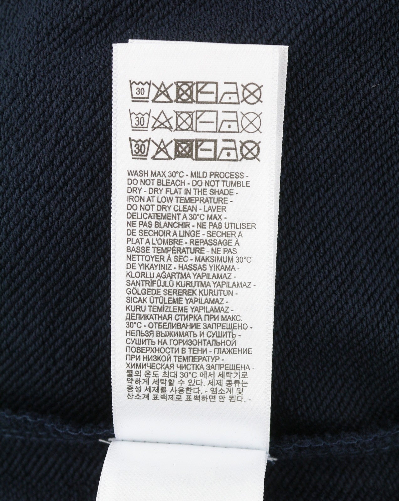 DIESEL S-Gir-Crewneck Tone On Tone Men Sweatshirt XL Dark Blue Pull On RRP125