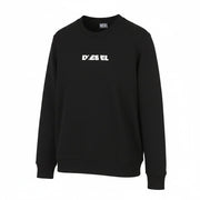 DIESEL S-Gir 250238 Off Men Sweatshirt L Black Crew Neck Pull On RRP125