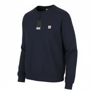 DIESEL S-Girk-K12 Men Sweatshirt 2XL Dark Blue Crew Neck Long Sleeve Pull On