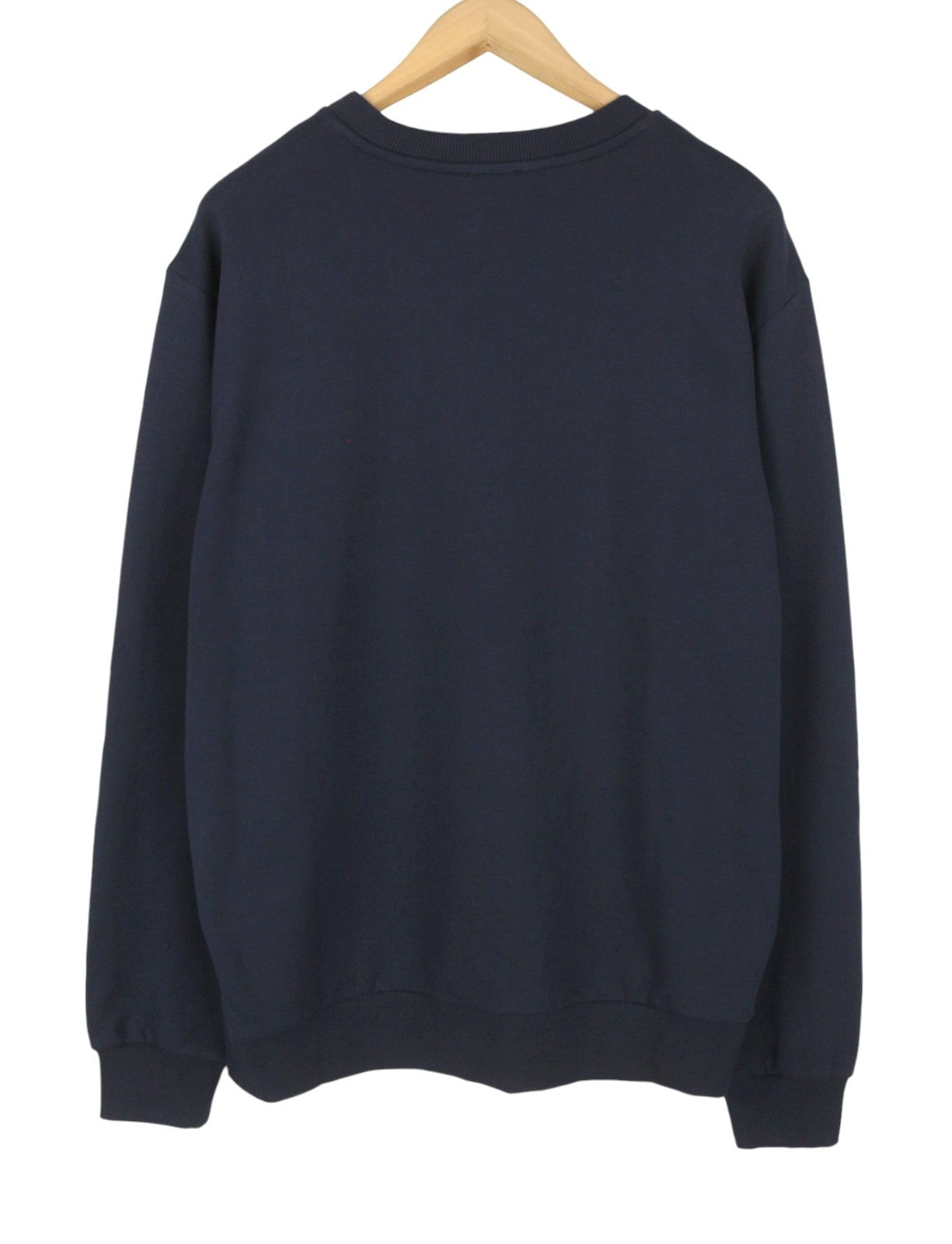 DIESEL S-Girk-K12 Men Sweatshirt 2XL Dark Blue Crew Neck Long Sleeve Pull On