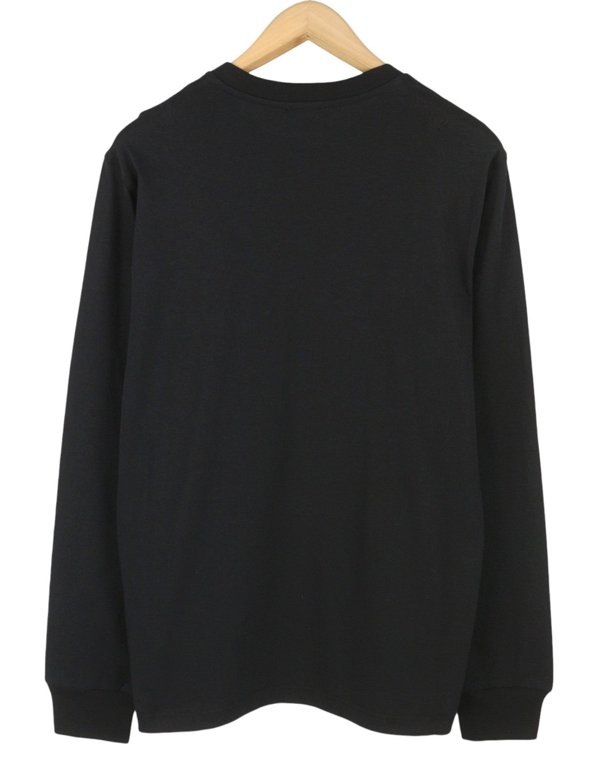 DIESEL T-Just-LS-Situation Men T-Shirt 3XL Black Cotton Crew Neck Long Sleeve