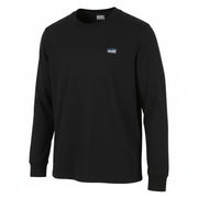 DIESEL T-Just-LS-Situation Men T-Shirt 2XL Black Cotton Crew Neck Long Sleeve