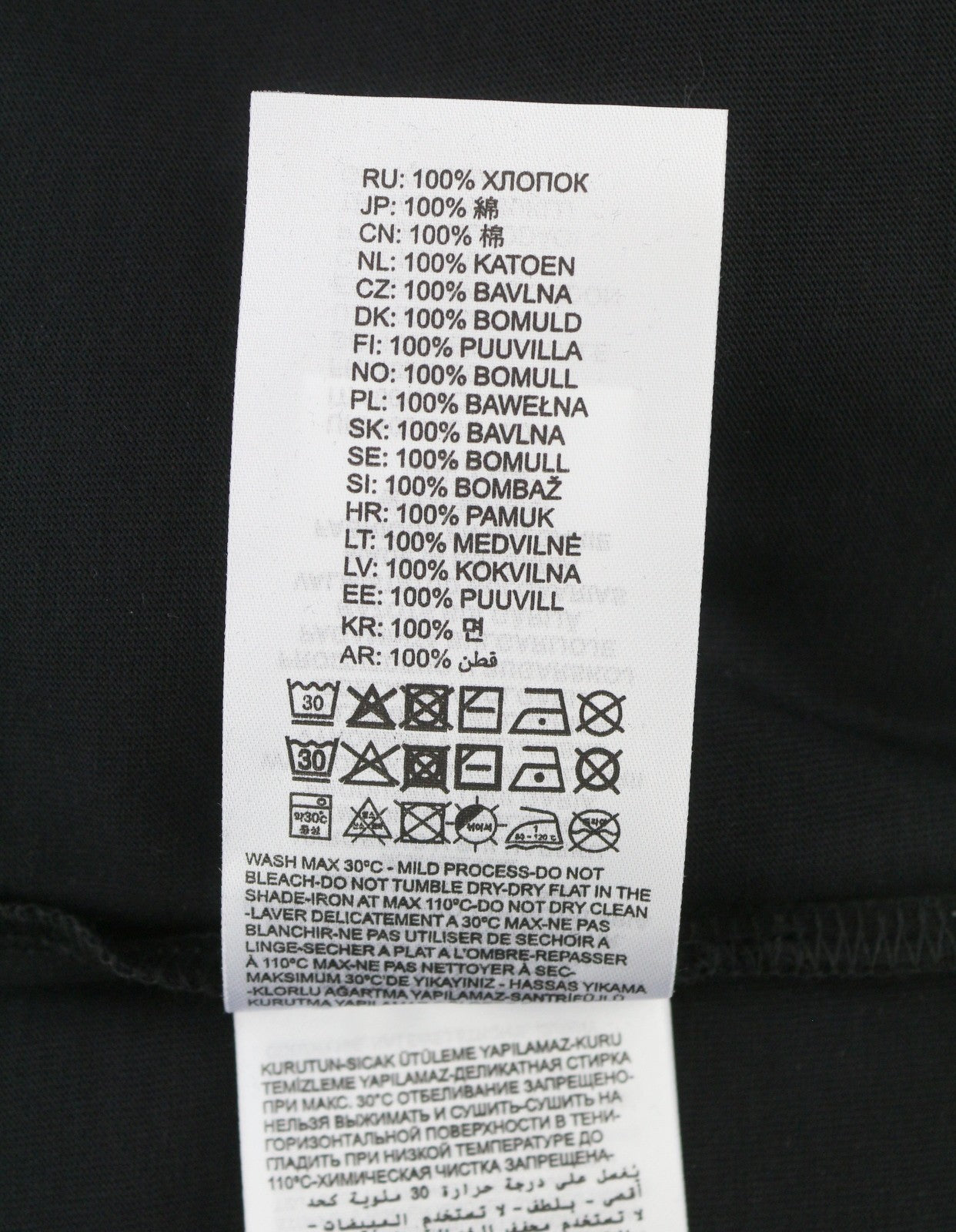 DIESEL T-Just-LS-Situation Men T-Shirt XL Black Cotton Crew Neck Long Sleeve