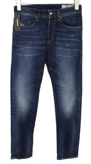 DIESEL Buster 069AH Men Jeans W27/L30 Boys Slim Tapered Cotton Stretch Blue