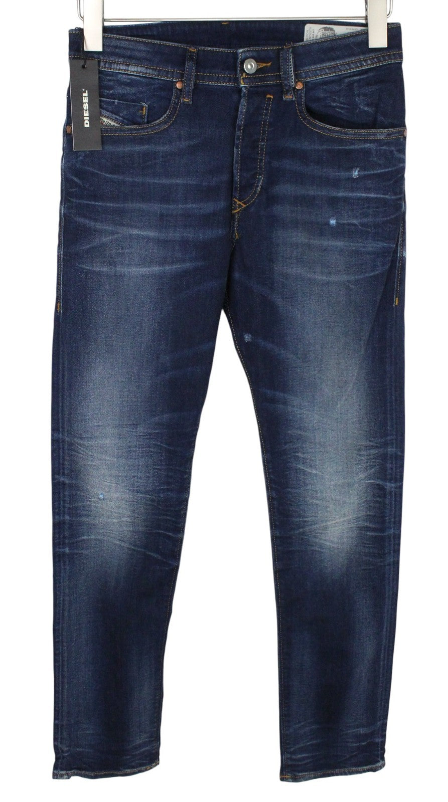 DIESEL Buster 069AH Men Jeans W27/L30 Boys Slim Tapered Cotton Stretch Blue