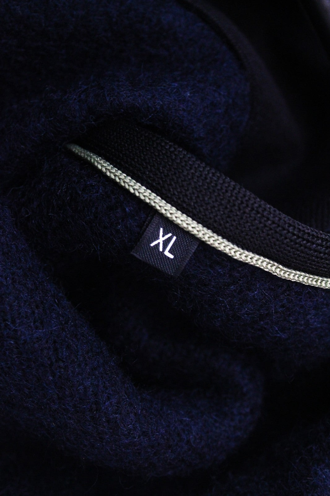 REPLAY Men Jacket XL Navy Blue Wool Blend Double-Breasted Lined Casual Logo