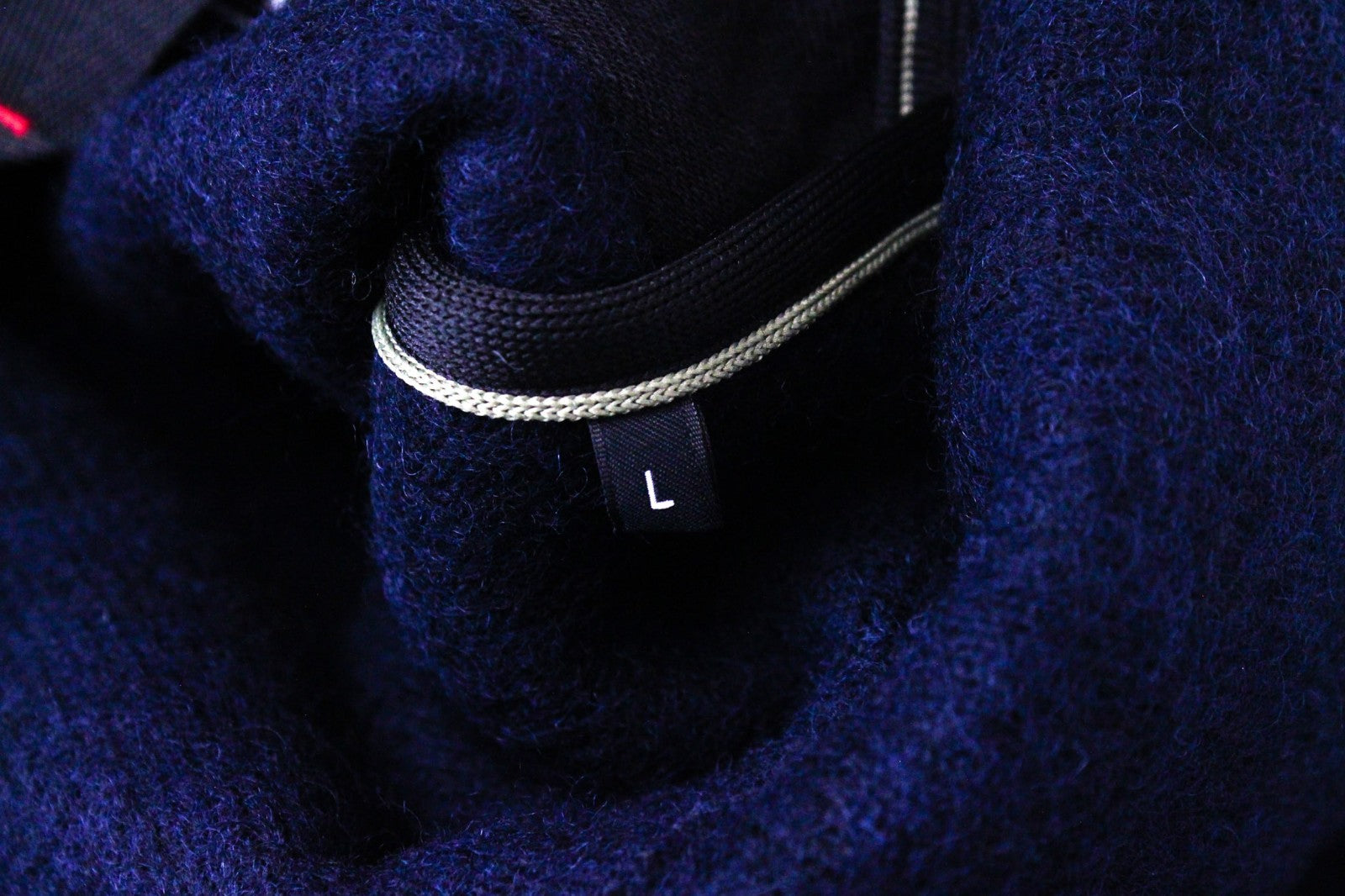 REPLAY Men Jacket L Navy Blue Wool Blend Double-Breasted Lined Casual