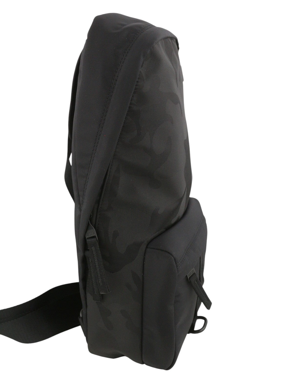 DIESEL Dsrt Dsrt Slingbag Men Bag OS Black Camouflage Zipper RRP325
