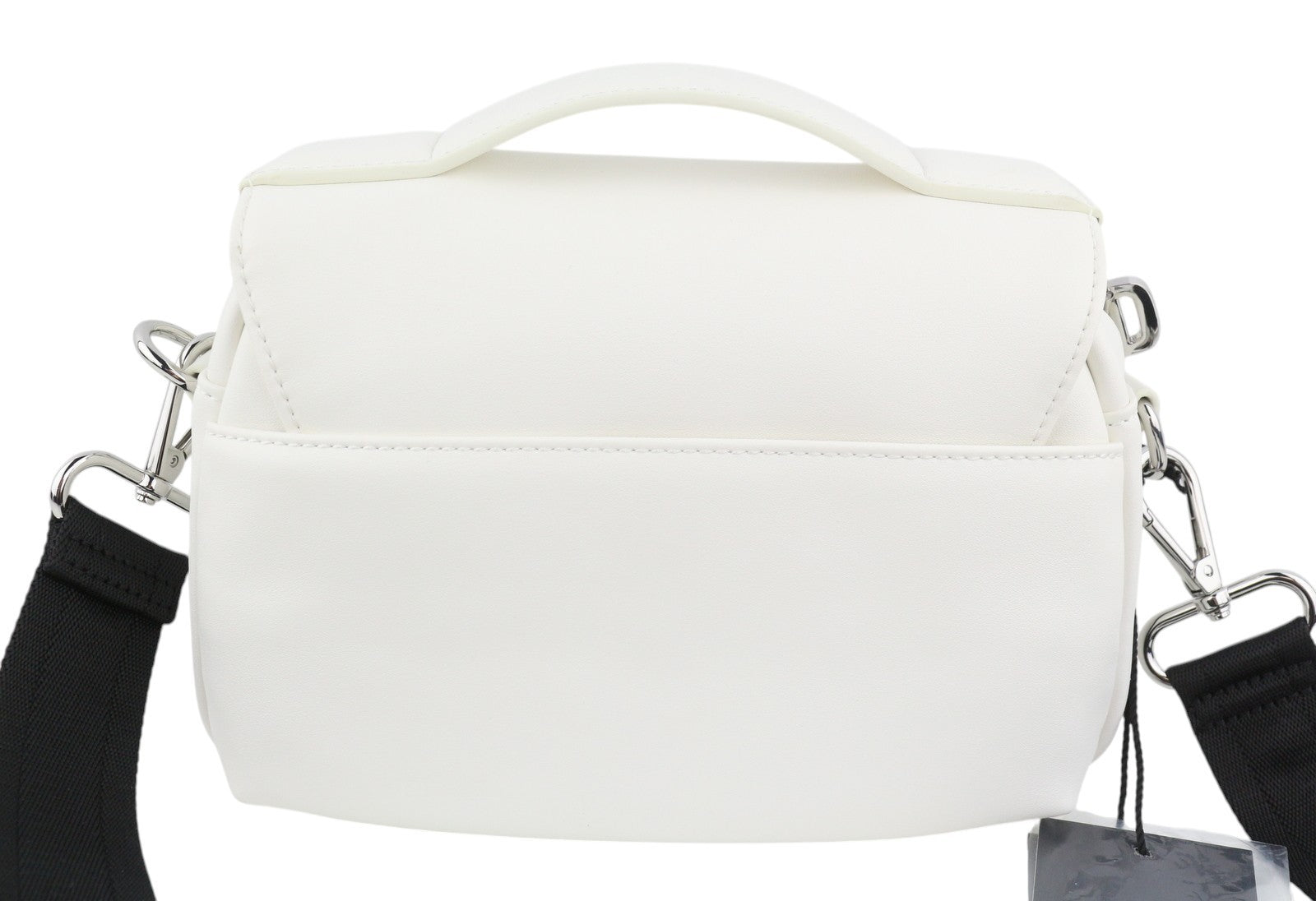 DIESEL Logos Mini Messenger Women Bag White Chunky Chain Logo Crossbody RRP250