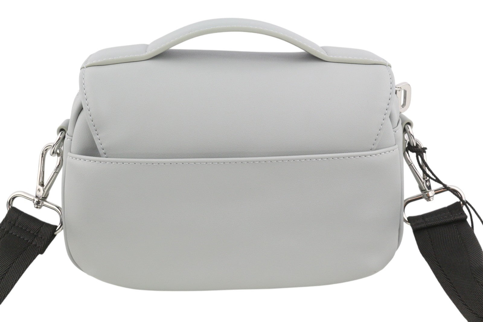DIESEL Logos Mini Messenger Women Bag Grey Chunky Chain Logo Crossbody RRP250
