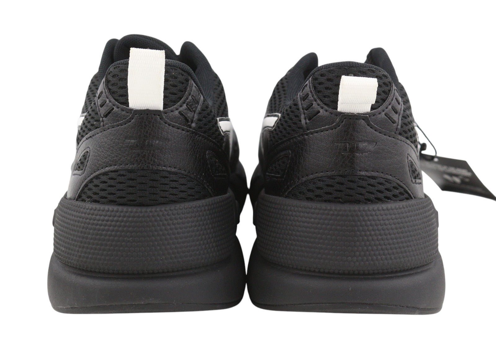 DIESEL S-Serendipity Sport Men Sneakers EU46 Black Almond Toe Low Top RRP160
