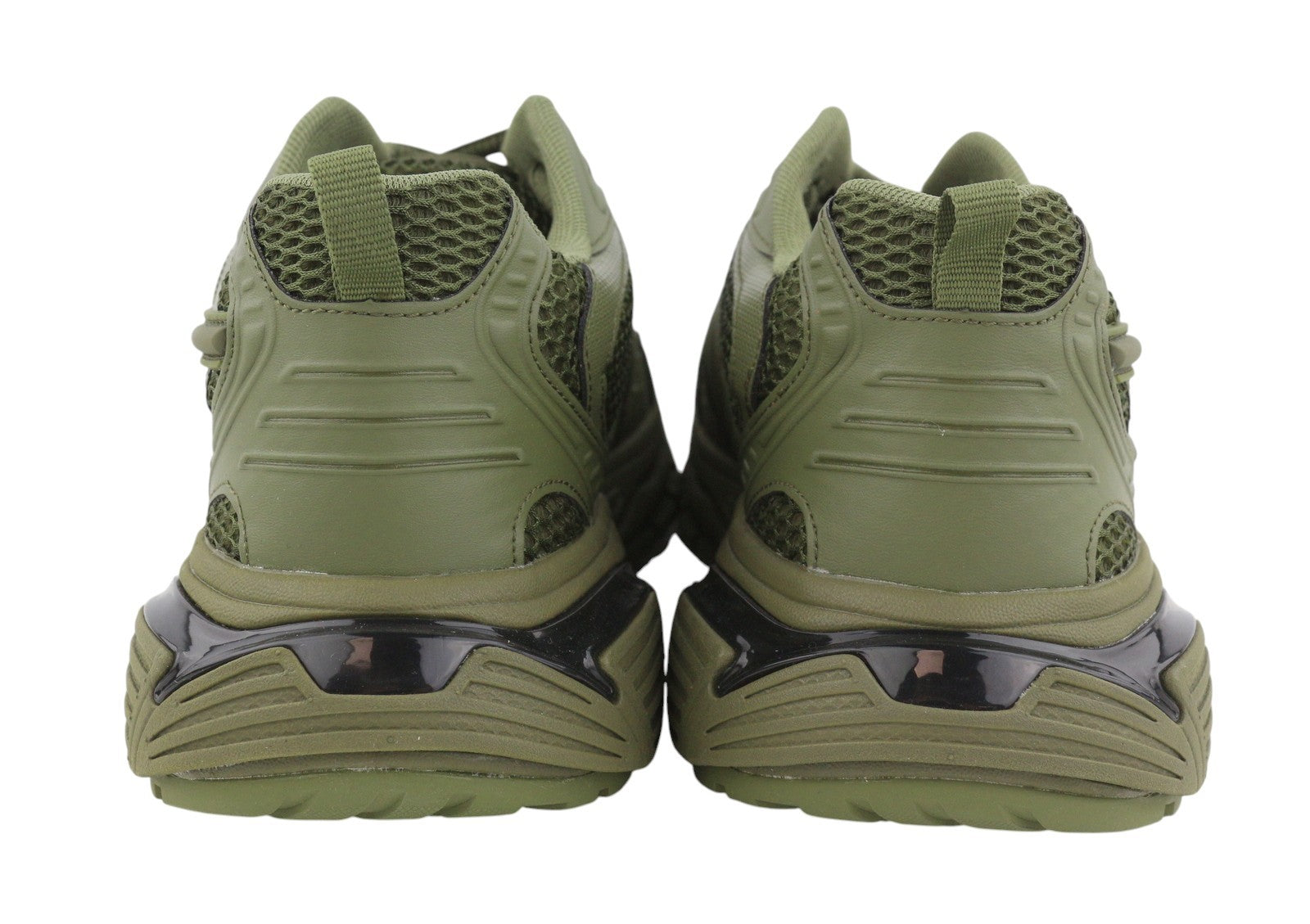 DIESEL S-Serendipity Pro-X1 Men Sneakers EU42 Green Panelled Low RRP275