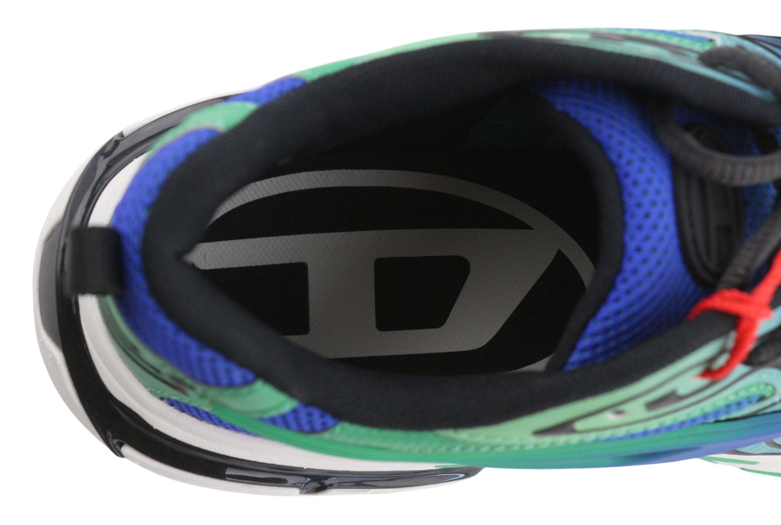 DIESEL S-Serendipity Pro-X1 Men Sneakers EU44 Blue & Green Panelled Low RRP275