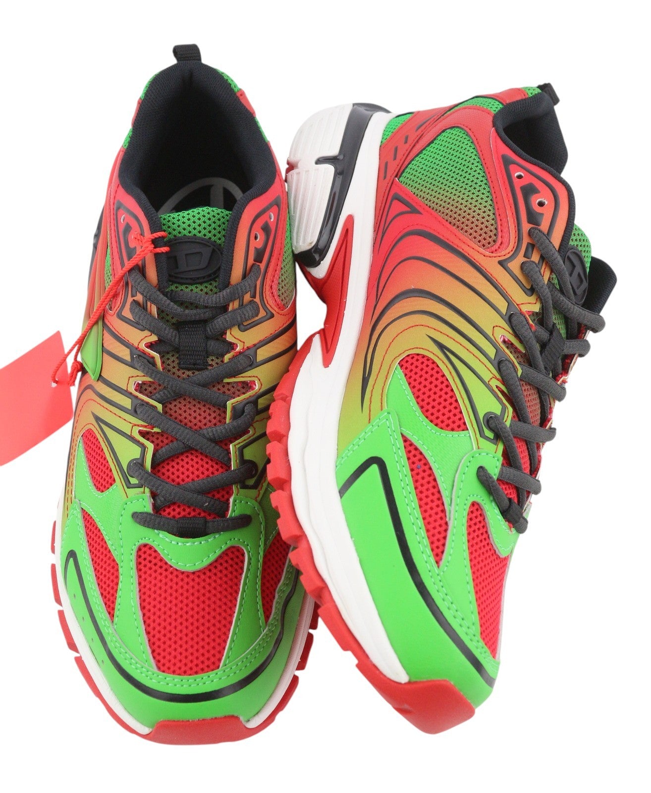 DIESEL S-Serendipity Pro-X1 Men Sneakers EU45 Colourful Panelled Low RRP275