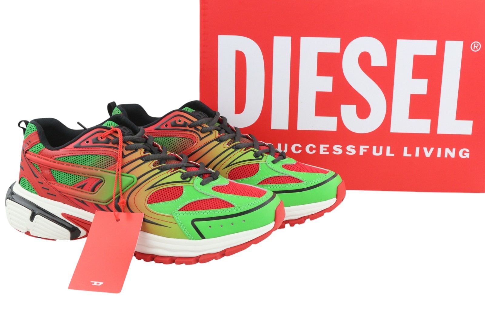 DIESEL S-Serendipity Pro-X1 Men Sneakers EU42 Colourful Panelled Low RRP275