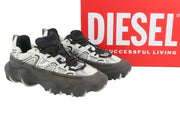 DIESEL S-Prototype P1 Men Sneakers EU43 Grey Silver Low Top Laced RRP350