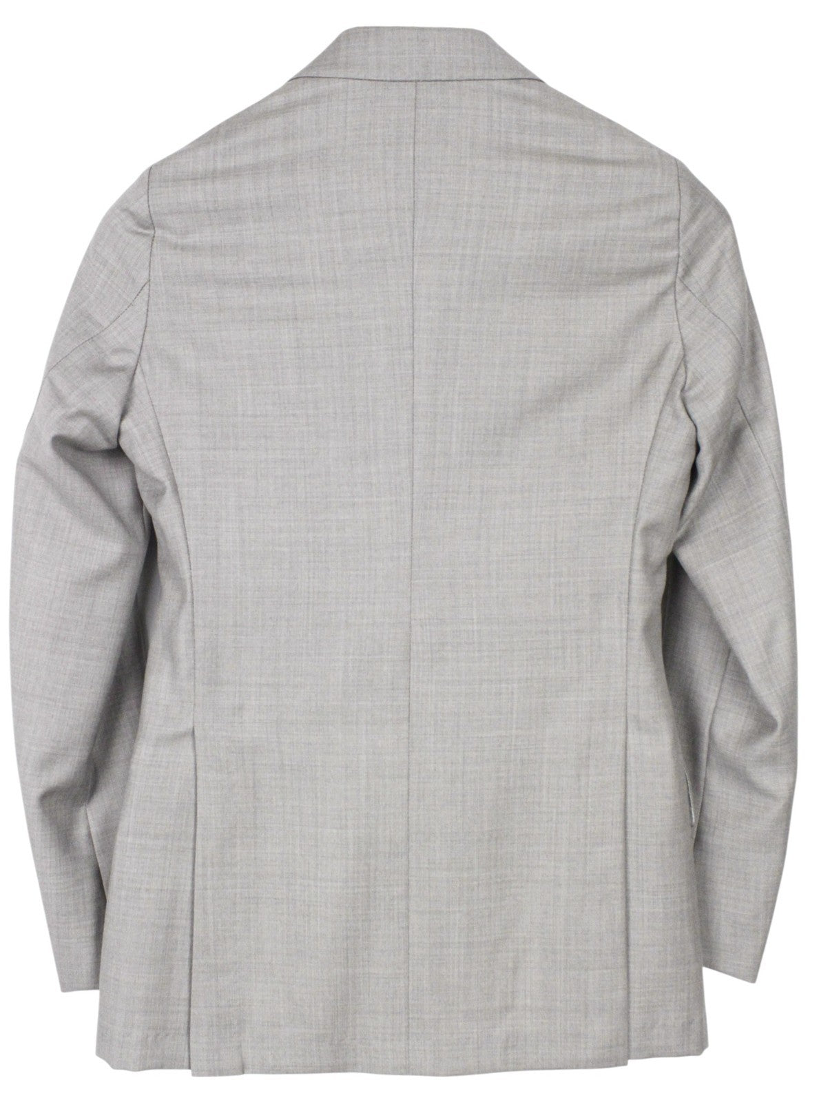 SUITSUPPLY La Spalla Men Suit UK30R Light Brown 2Pc Two-Row Slim Melange Wool