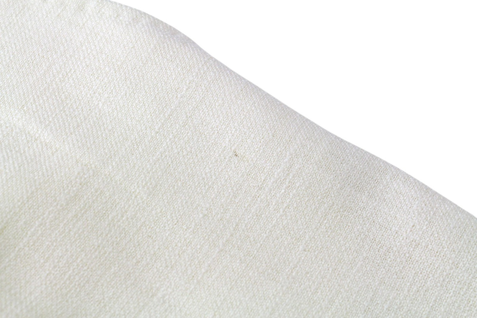 SUITSUPPLY La Spalla Men Suit UK30R Off-White 2-Piece Two-Row Slim Silk Linen