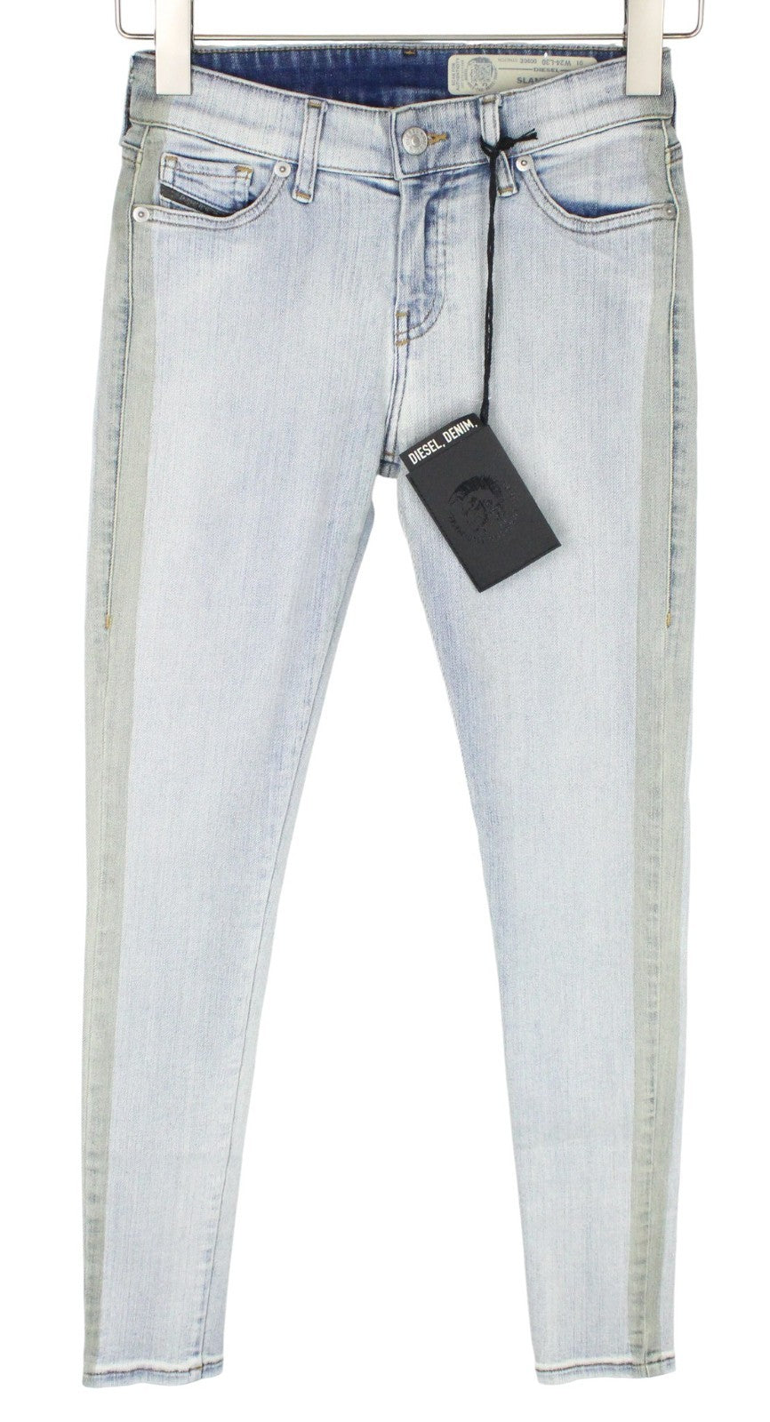 DIESEL Slandy-SP1 0090E Women Jeans W24/L30 Girls Blue Super Slim Skinny Stretch
