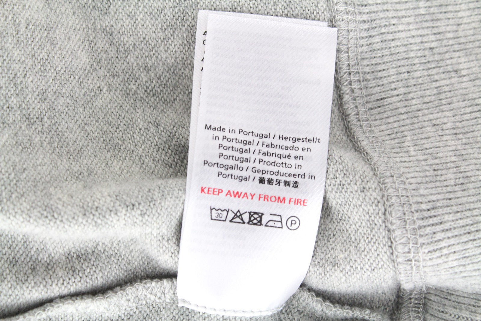 DENHAM Women Sweatshirt XL Grey Marl Cotton Blend Stretch Tab Roll Neck Casual