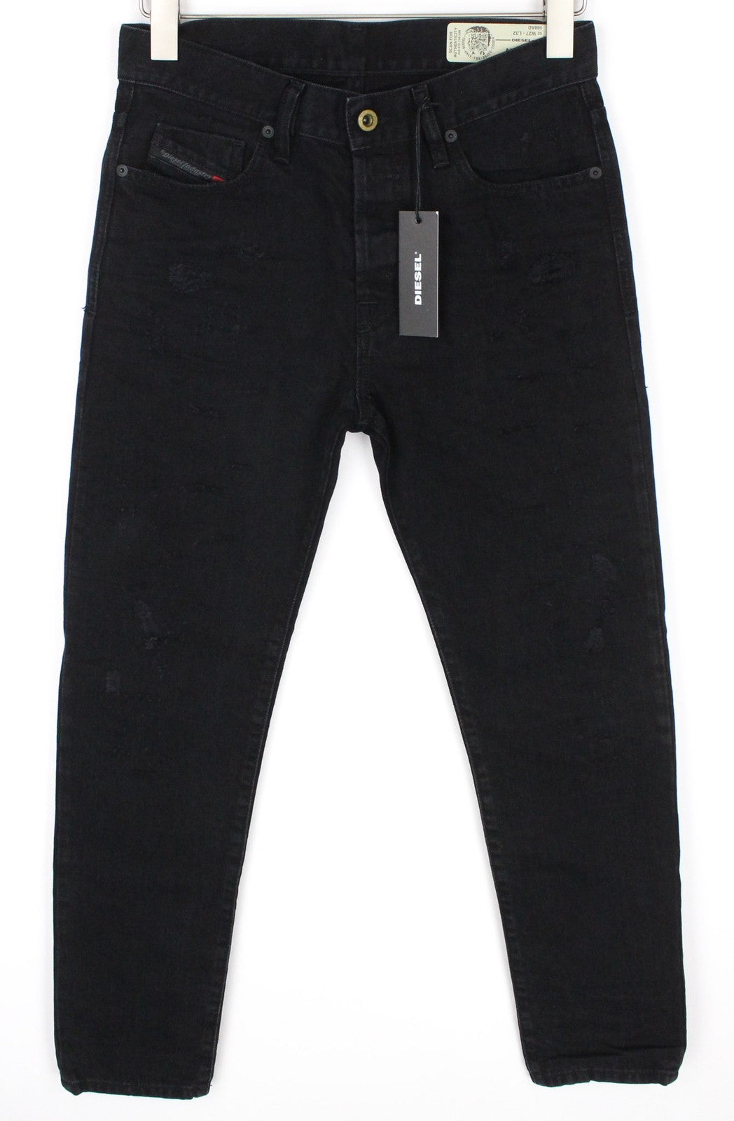DIESEL Mharky 088AD Men Jeans W27/L32 Non-Stretch Black Boys Slim Skinny Fit