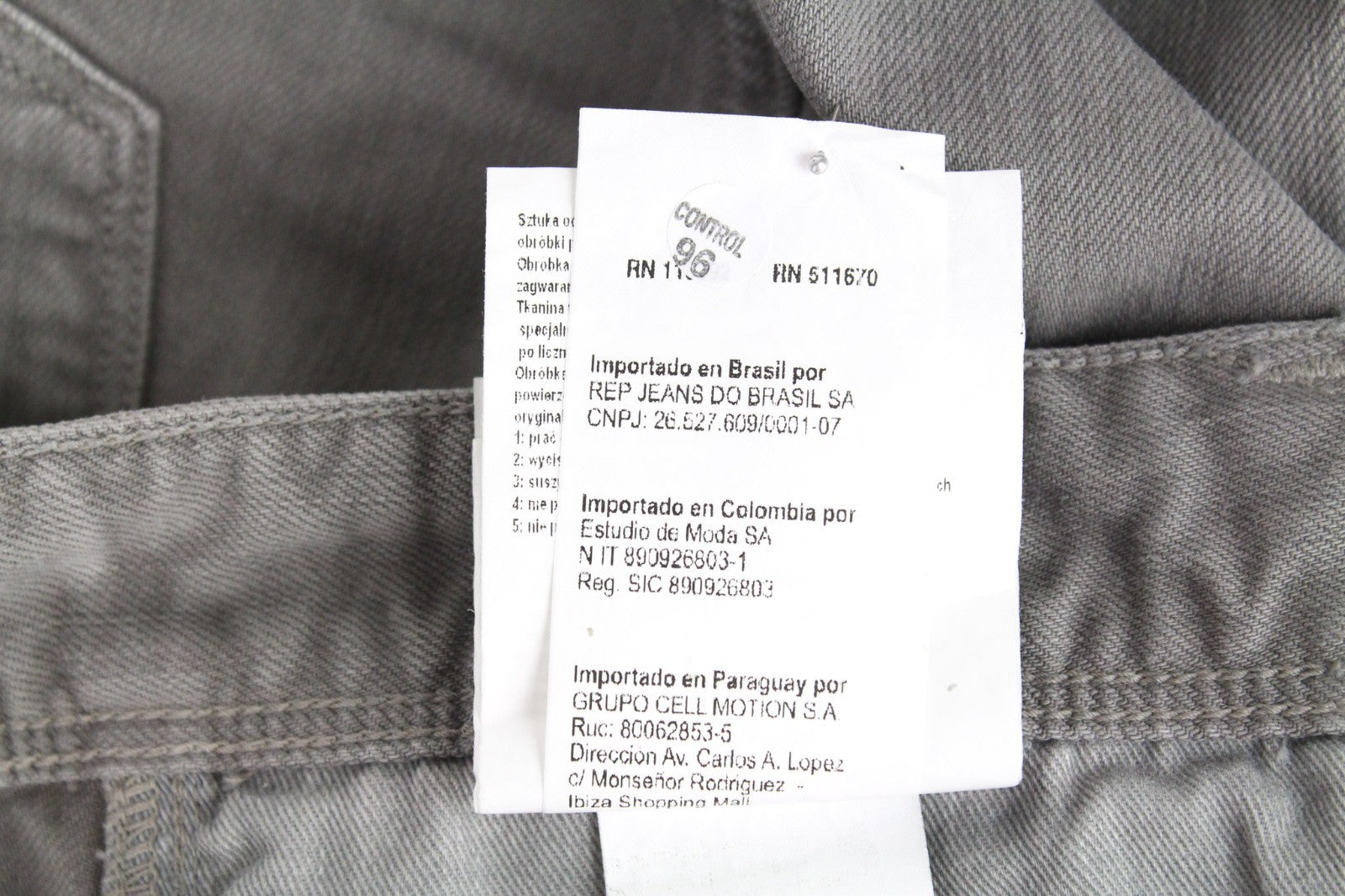 REPLAY Anbass Men Jeans W29/L32 Mid Grey Slim Fit Cotton Mix Stretch Zip-Fly