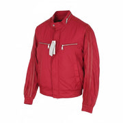 RICHMOND Men Jacket IT50 L Solid Red Lightweight Softshell Designer Zip Up