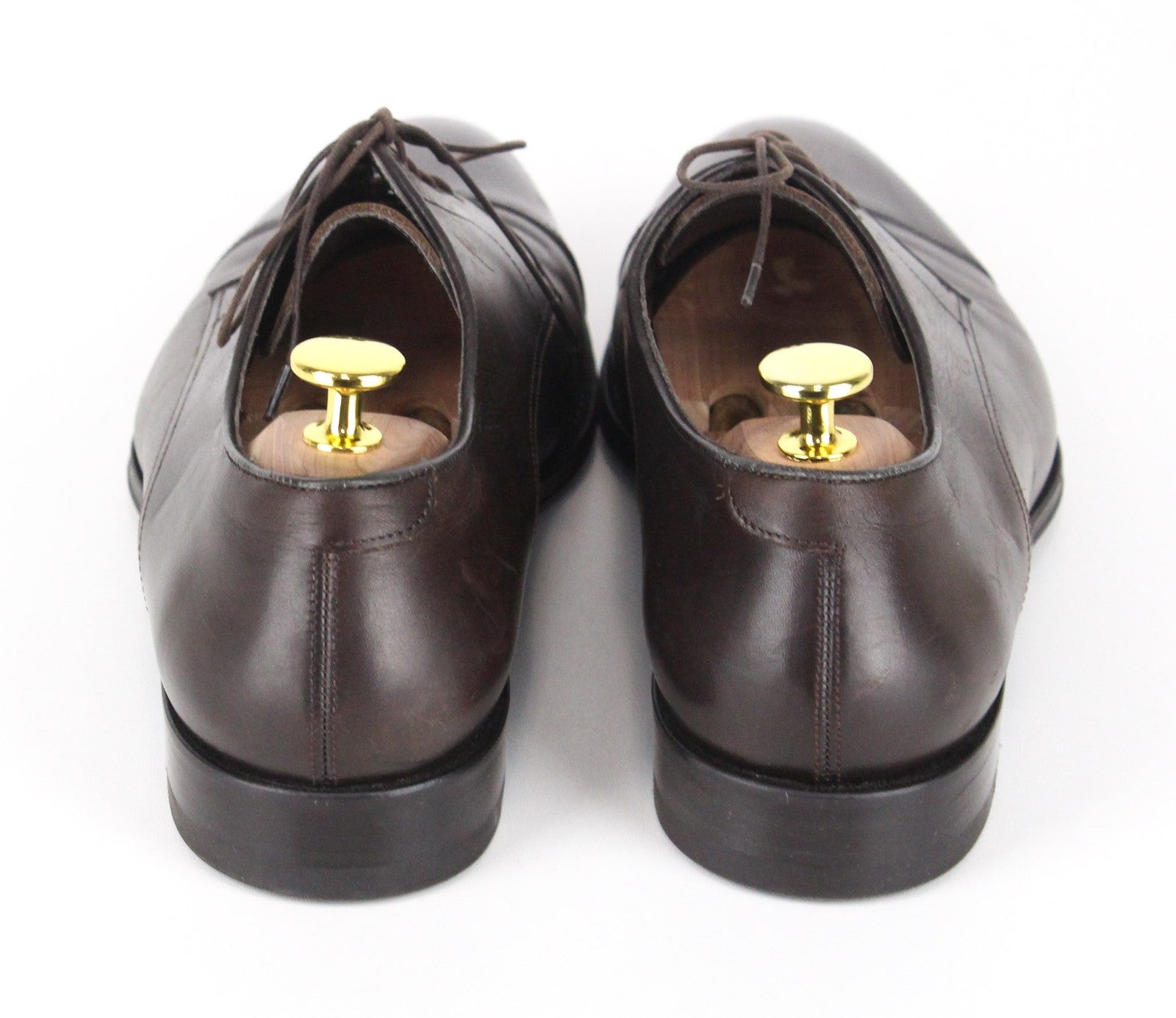 SUITSUPPLY Men Formal Shoes EU42 Dark Brown Calf Leather Oxford Blake-Stitched