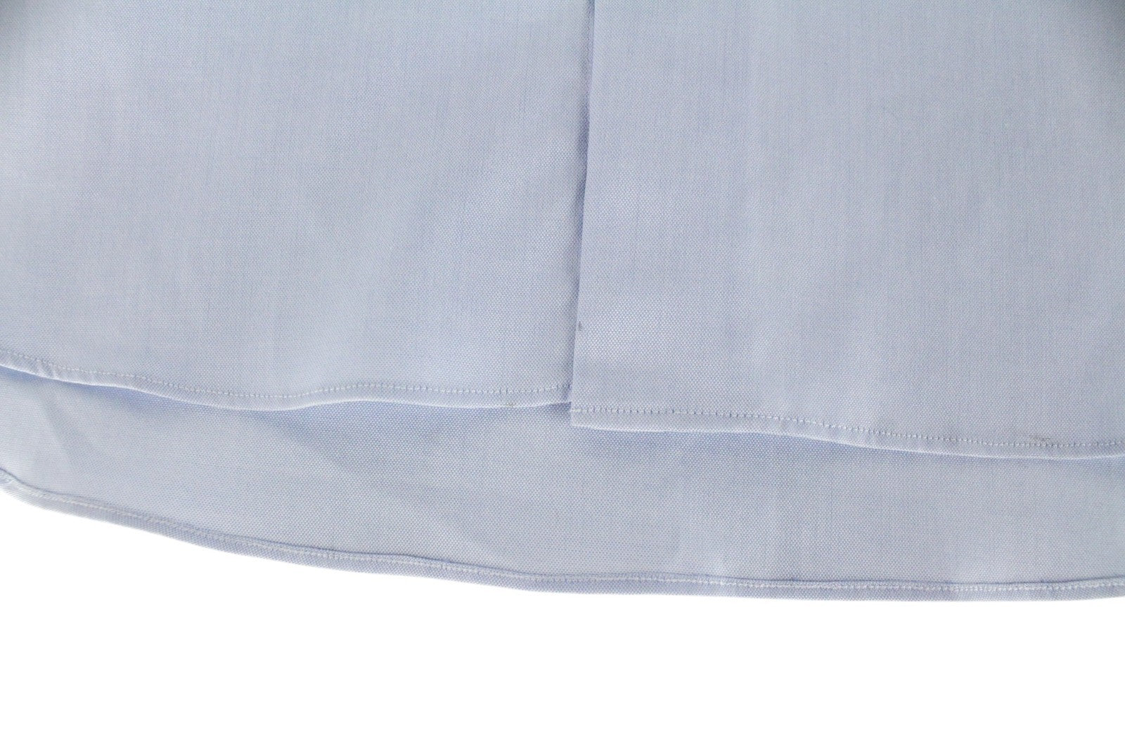 SUITSUPPLY Men Shirt 47L/18 1/2L Extra Slim Blue Pure Cotton Cutaway Classic