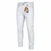 DESIGUAL Lucas Men Jeans W28 Slim Fit Cotton Stretch Faded Light Blue