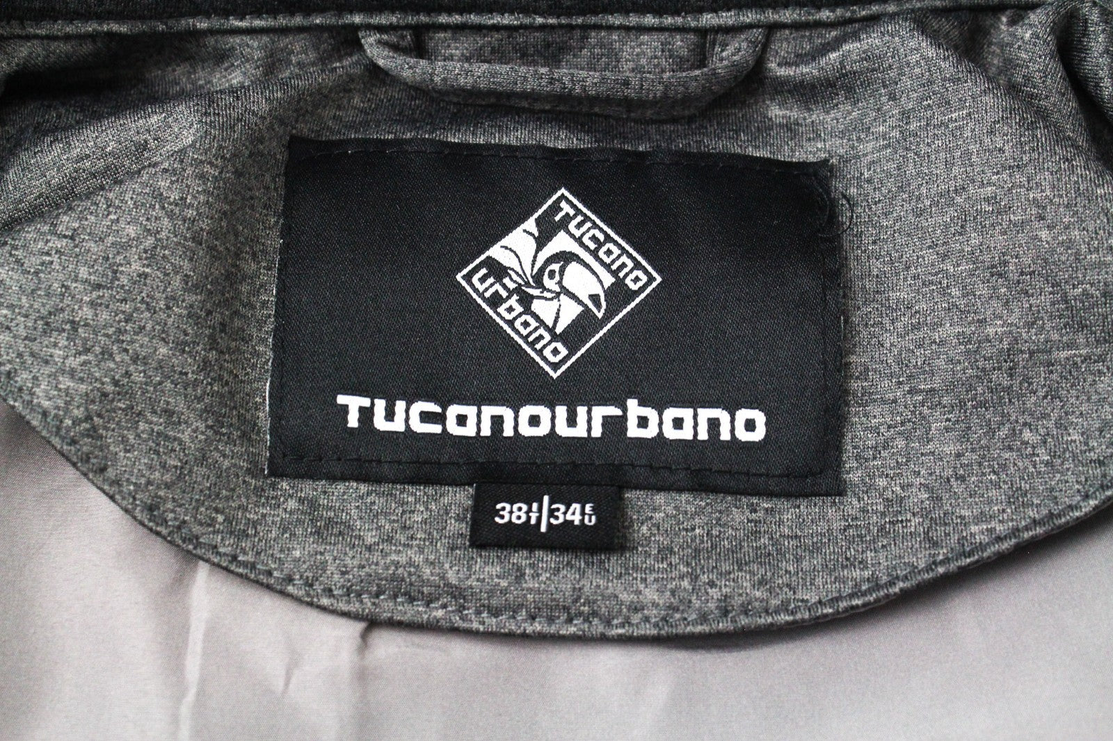 TUCANO URBANO Wilma Women Jacket EU34 XS Grey Thermal Padded Single-Breasted